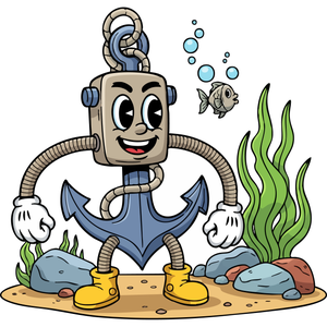 A Brave Anchor Holding Fast on the Seafloor