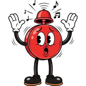 A Brave Fire Alarm Ringing Loudly