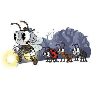 A Brave Firefly Leading the Way