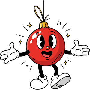 A Cheerful, Sparkling Christmas Ornament