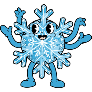 A Gentle Snowflake with a Unique Pattern