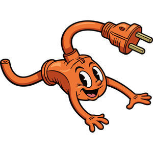 A Goofy Electric Plug Searching for an Outlet