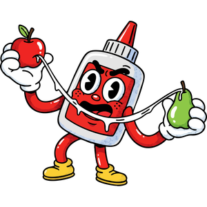 A Mischievous Bottle of Glue