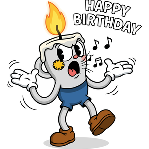 A Singing Birthday Candle