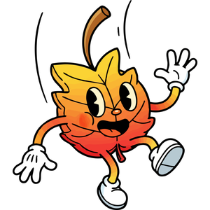 A Single Leaf Gracefully Falling