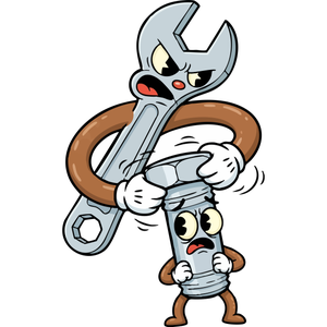 A Tough Wrench Tightening a Nervous Bolt