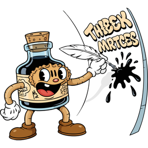 An Ink Bottle Writing Graffiti