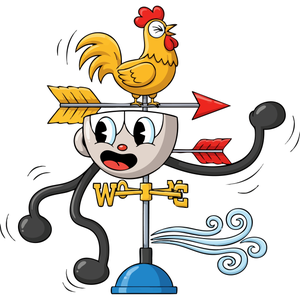 a Cheerful, Spinning Weather Vane