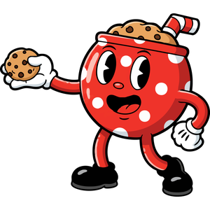 a Cheerful Cookie Jar Offering a Cookie