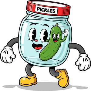 a Cheerful Jar of Pickles