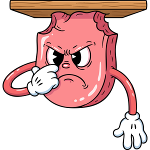 a Grumpy Piece of Chewed-Up Gum