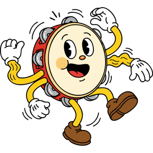 a Happy, Jingling Tambourine