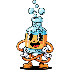 a Happy Bottle of Bubbles