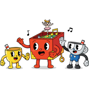 a Happy Music Box with a Tiny Ballerina