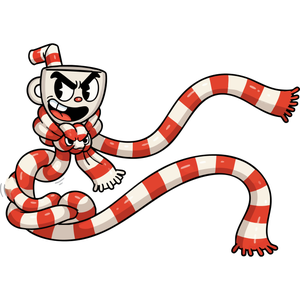 a Very Long Scarf Wrapping Itself