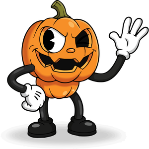 a Winking, Mischievous Jack-O'-Lantern
